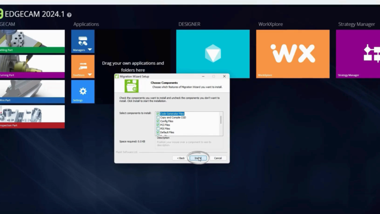 Step 3.5 Click 'Next', then click 'Install' to continue