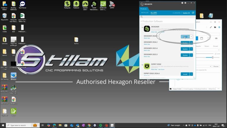 Step 12: Once the download is complete, you can click “launch” on the updated app.