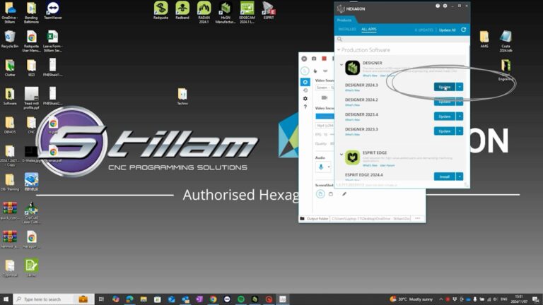 Step 2: Click on “update” next to the latest designer update.